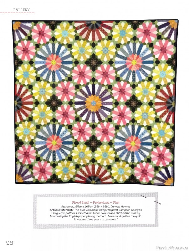 Коллекция проектов для рукодельниц в журнале «Quilters Companion №136 2025»