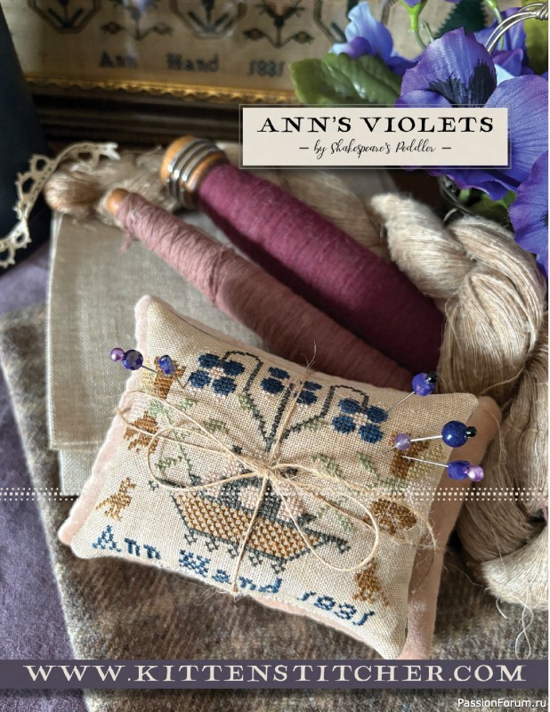 Коллекция вышивки в журнале «Punch Needle & Primitive Stitcher – Fall 2025»