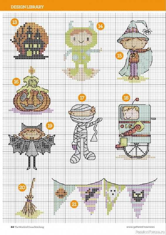 Коллекция вышивки в журнале «The World of Cross Stitching №363 2025»