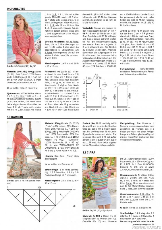 Вязаные модели спицами в журнале «Verena Stricktrends №2 2022»