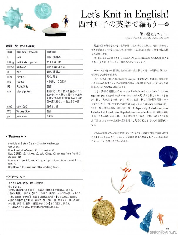 Вязаные модели в журнале &laquo;Keito Dama №206 - Summer 2025&raquo;