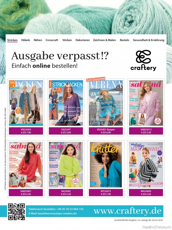 Вязаные модели в журнале &laquo;Sandra Sonderheft SA324 2026&raquo;