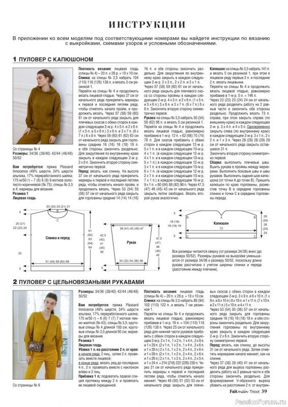 Вязаные модели в журнале «Tricot №4 2022»