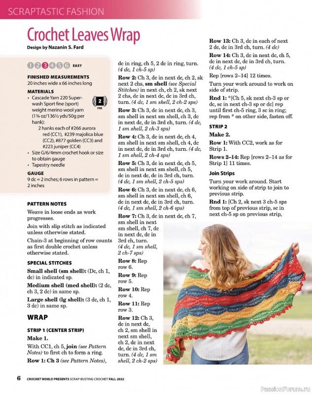 Вязаные проекты крючком в журнале «Crochet World Specials - Fall 2022»
