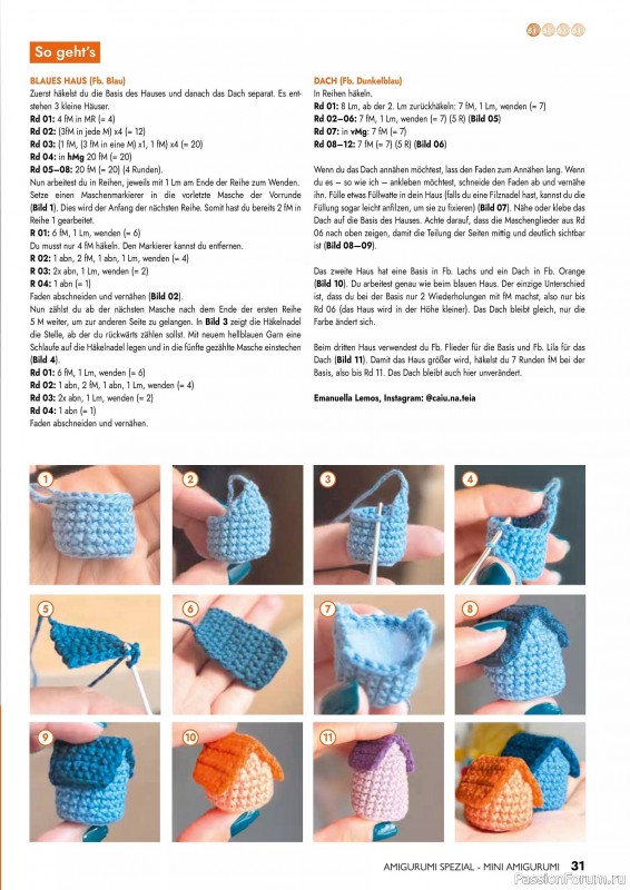 Вязаные проекты в журнале «Amigurumi Spezial - Mini №2 2025»