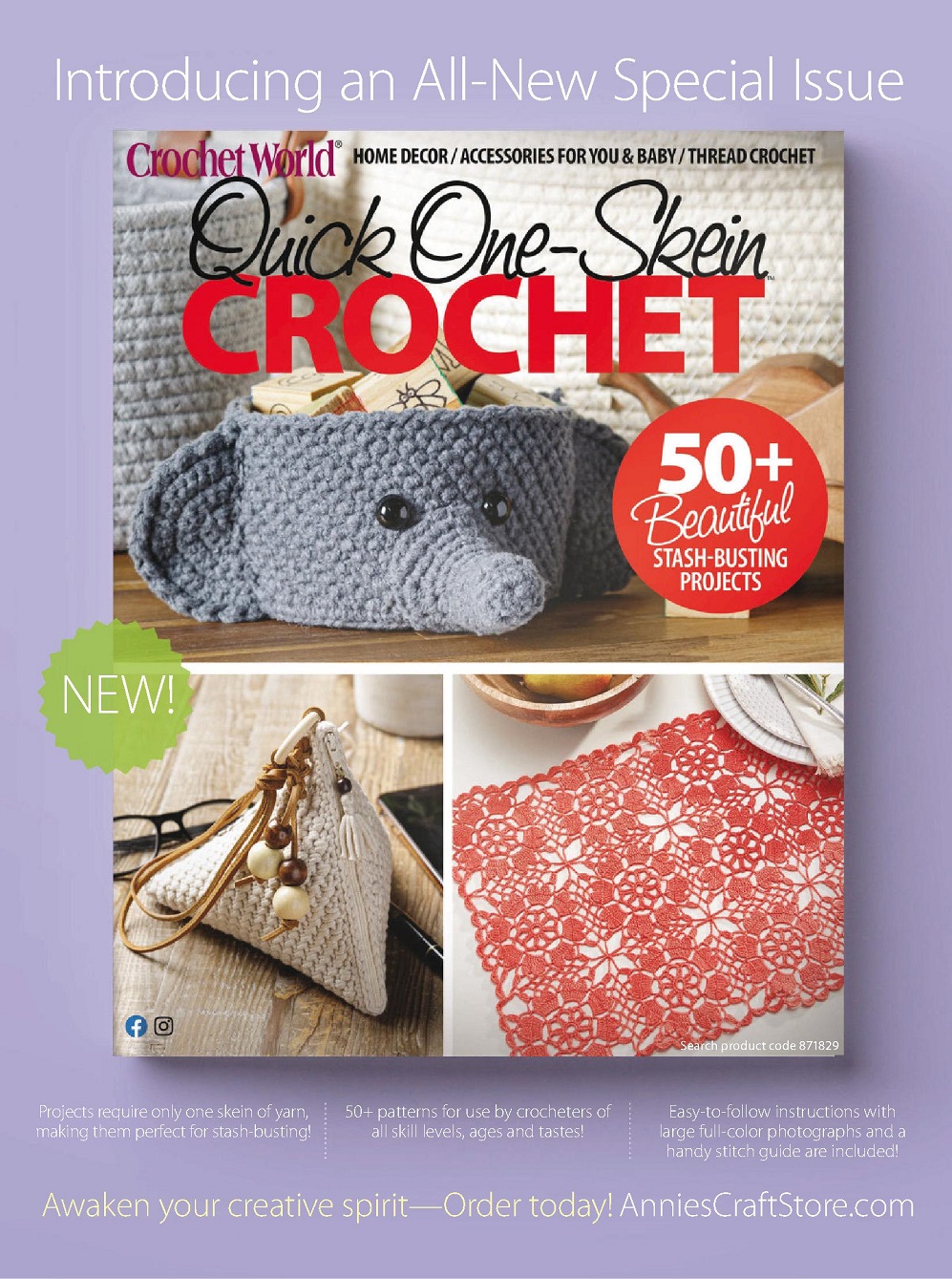 Вязание для всей семьи в журнале «Crochet World – April 2022» Вязание для всей семьи в журнале «Crochet World – April 2022»