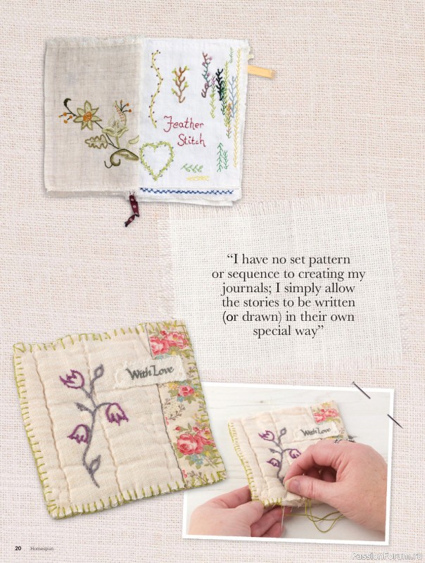 Коллекция проектов для рукодельниц в журнале «Australian Homespun №228 2025»