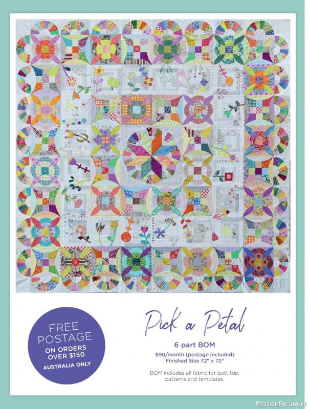 Коллекция проектов для рукодельниц в журнале &laquo;Australian Homespun - February-March 2026&raquo;