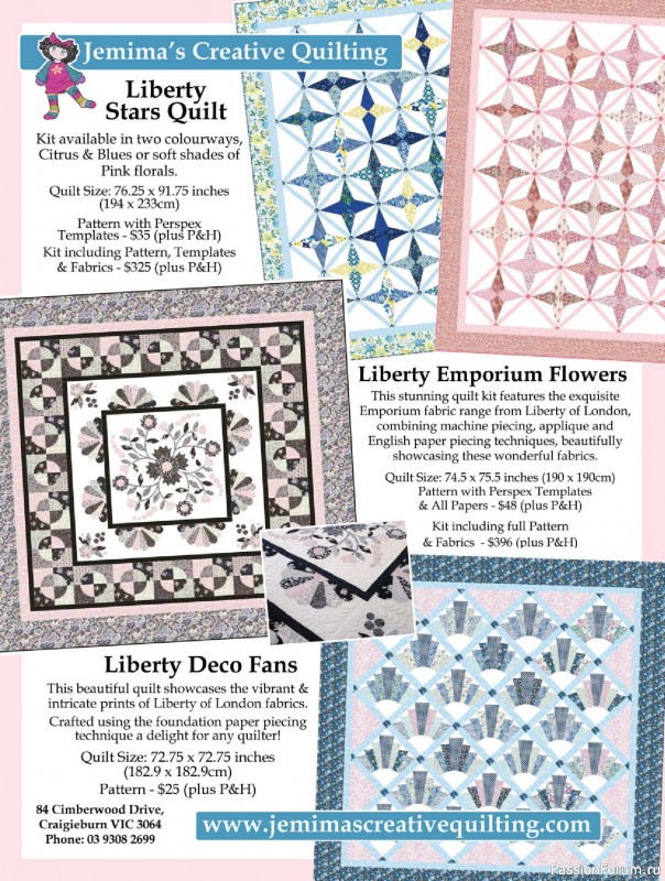 Коллекция проектов для рукодельниц в журнале &laquo;Australian Homespun - February-March 2026&raquo;