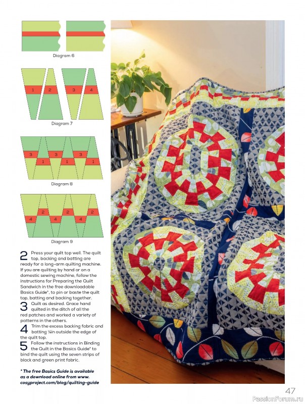 Коллекция проектов для рукодельниц в журнале «Quilters Companion №136 2025»