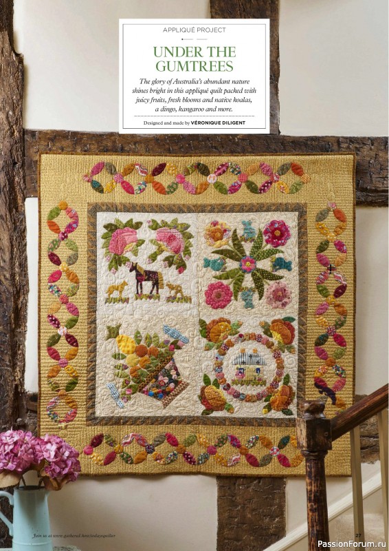 Коллекция проектов для рукодельниц в журнале «Todays Quilter №135 2025»