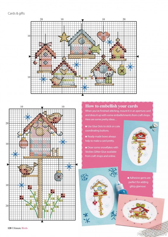 Коллекция вышивки в журнале «Cross Stitch Birds - March 2025»