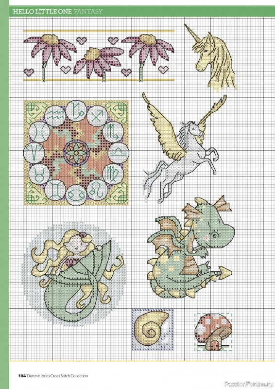 Коллекция вышивки в журнале &laquo;Ultimate Cross Stitch Collection - Durene Jones 2026&raquo;. Часть 2.