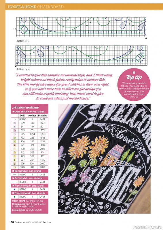 Коллекция вышивки в журнале &laquo;Ultimate Cross Stitch Collection - Durene Jones 2026&raquo;. Часть 1