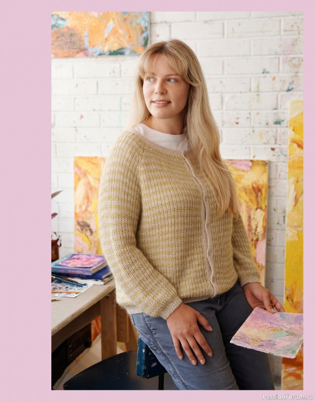 Вязаные модели в журнале «Laine Magazine №24 2025 Spring»