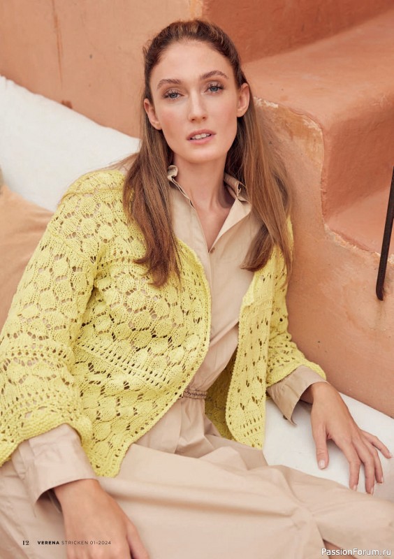 Вязаные модели в журнале «Verena Stricktrends №1 2024»