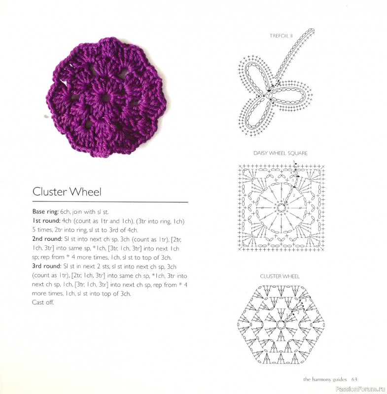 Вязаные проекты в книге &laquo;Crochet Stitch Motifs&raquo;.