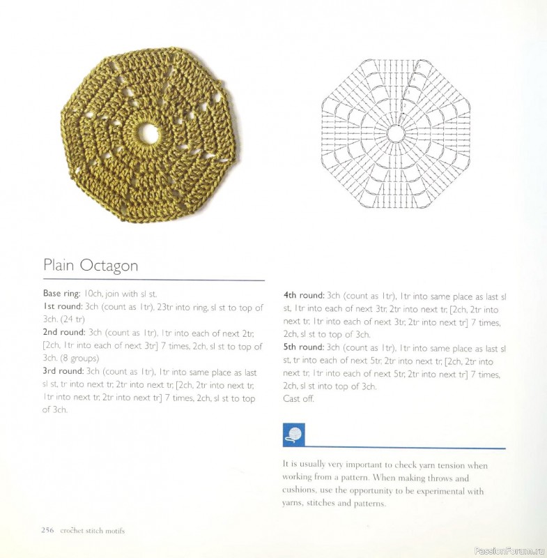 Вязаные проекты в книге &laquo;Crochet Stitch Motifs&raquo;. Продолжение