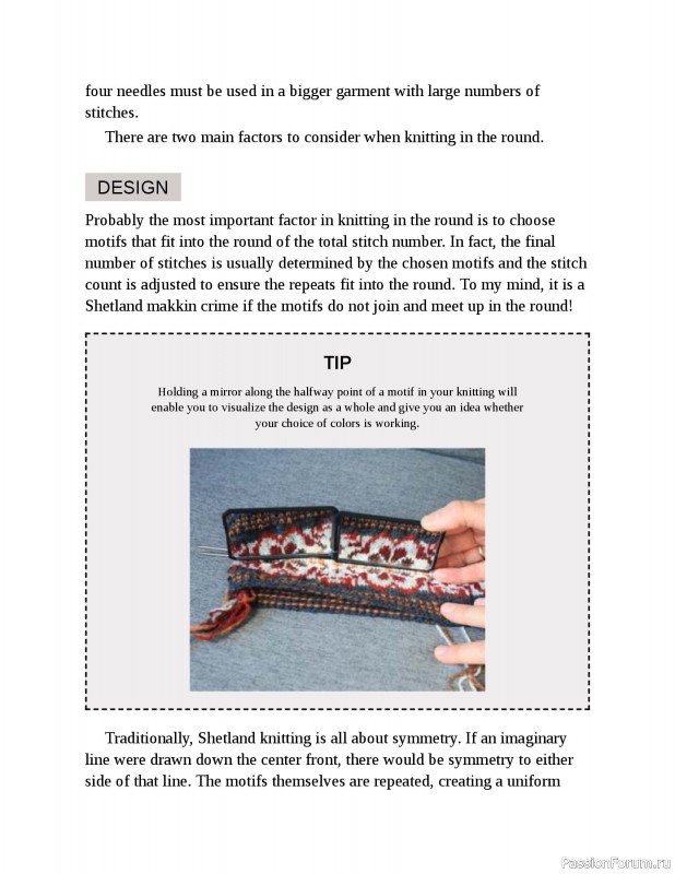 Вязаные проекты в книге «Fair Isle Knitting Tradition».