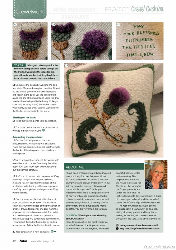 Коллекция проектов для рукодельниц в журнале «Stitch Magazine №158 2025»