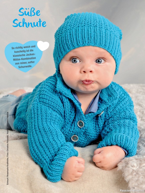 Вязаные модели для детей в журнале &laquo;Baby Strick №1 2026&raquo;