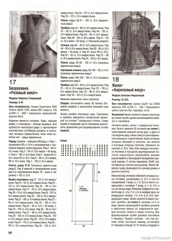 Вязаные модели крючком в журнале «Вяжем крючком №1 2022»