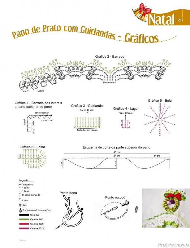 Вязаные проекты крючком в журнале «Ideias Criativas Artesanais - Natal 2023»