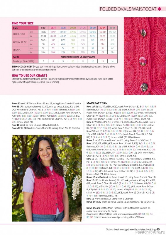 Вязаные проекты крючком в журнале «Simply Knitting №268 2025»