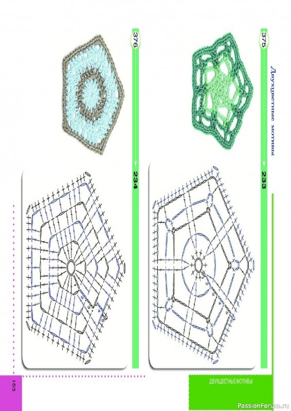 Вязаные проекты в книге «1001 рисунок, узор и схема для вязания». Часть 2.