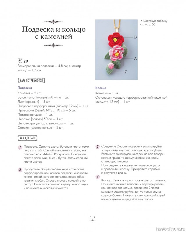 Вязаные проекты в книге «Вязаная флористика»