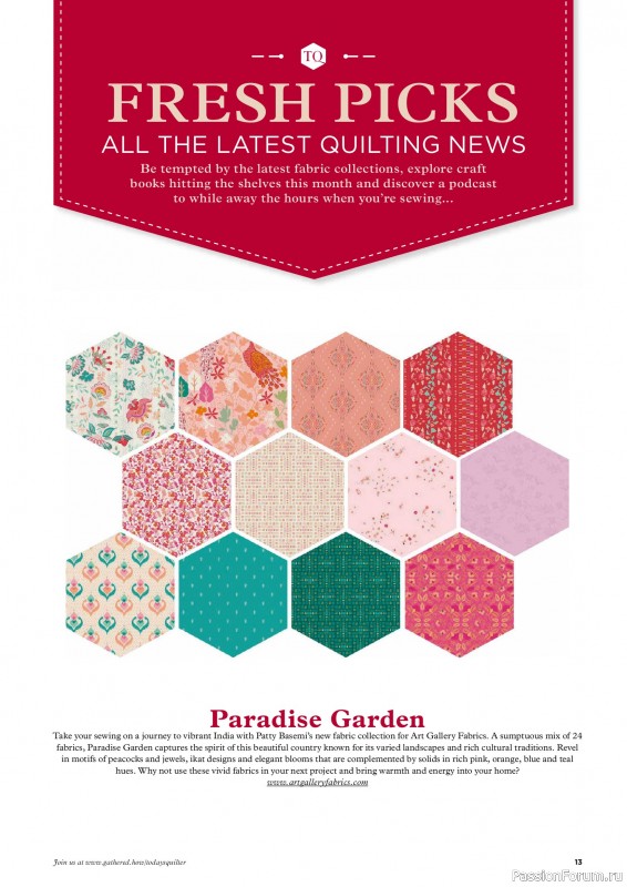 Коллекция проектов для рукодельниц в журнале &laquo;Todays Quilter №140 2026&raquo;