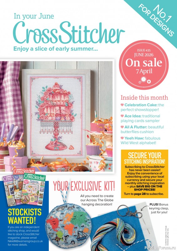 Коллекция вышивки в журнале &laquo;CrossStitcher №434 2026&raquo;