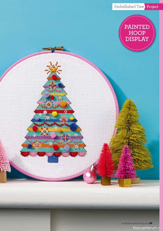 Коллекция вышивки в журнале «The World of Cross Stitching №378 2026»