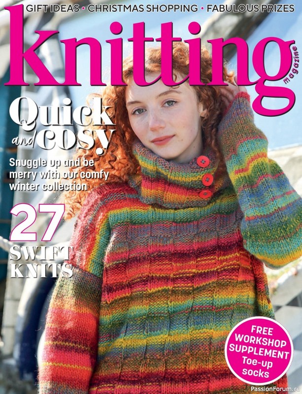 Вязаные модели спицами в журнале «Knitting №238 2022»