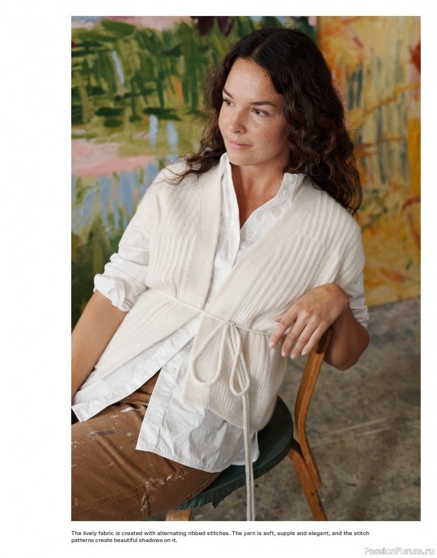 Вязаные модели в журнале «Laine Magazine №24 2025 Spring»