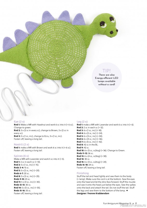 Вязаные проекты крючком в журнале «Fun Amigurumi Magazine №15 2025»