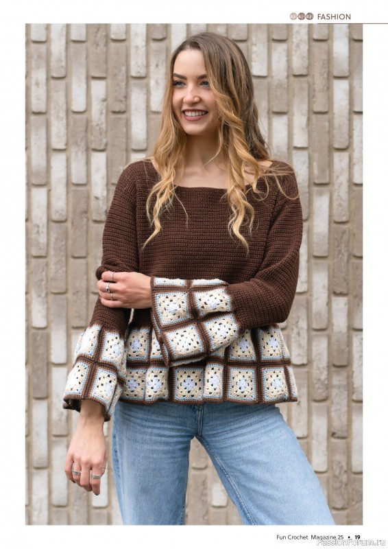 Вязаные проекты крючком в журнале «Fun Crochet Magazine №25 2025»