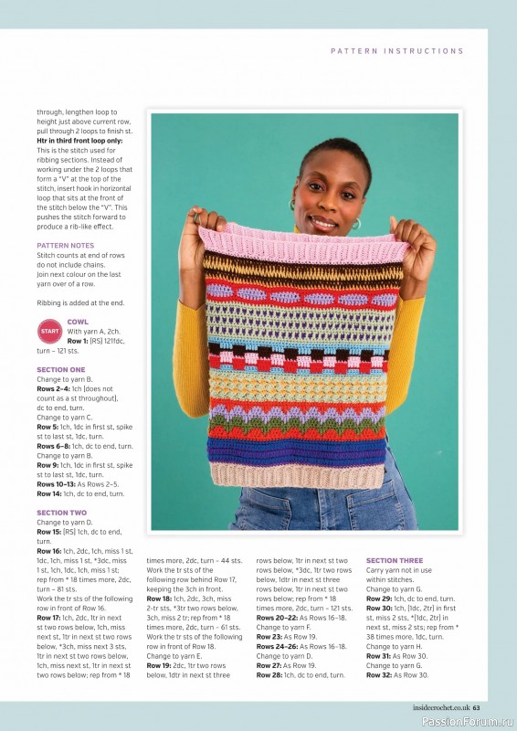 Вязаные проекты крючком в журнале &laquo;Inside Crochet №185 2025&raquo;