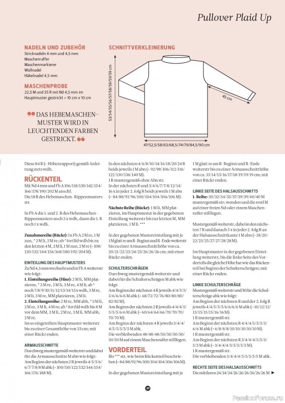 Вязаные проекты спицами в журнале «The Knitter №79 2025 Germany»