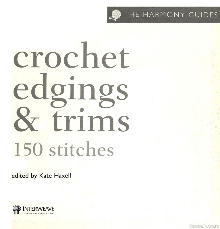 Вязаные проекты в книге &laquo;Crochet Edgings & Trims: 150 Stitches&raquo;.