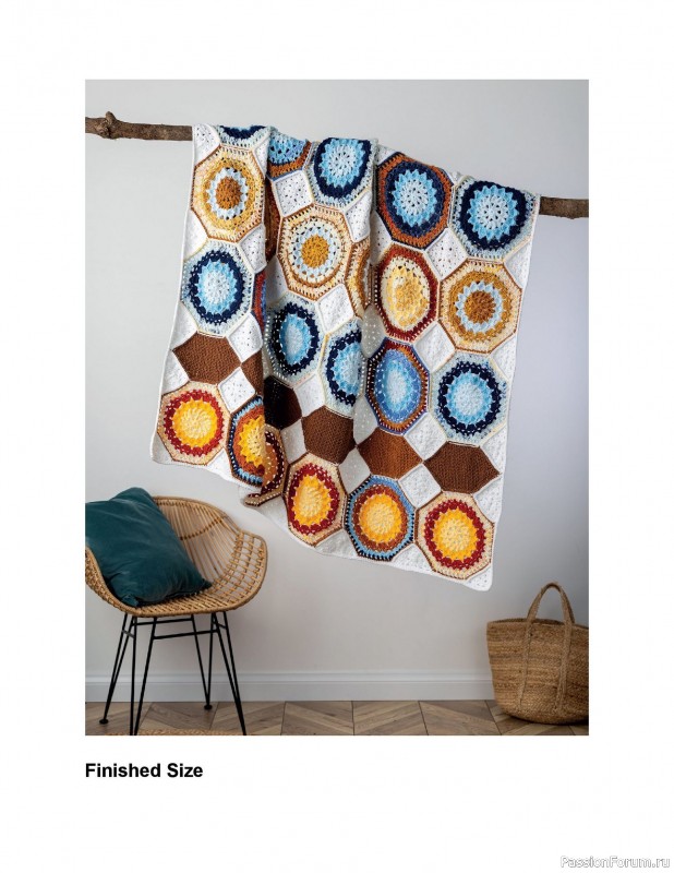 Вязаные проекты в книге «Crochet Modular Blankets». Продолжение