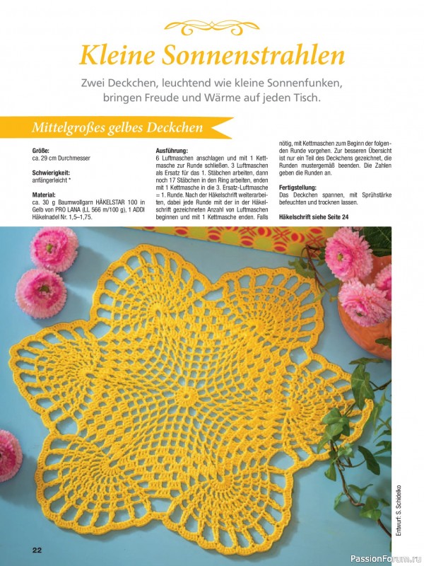Вязаные проекты в журнале «Filethakeln Leicht Gemacht №4 2026»
