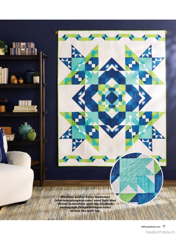 Коллекция проектов для рукодельниц в журнале &laquo;American Patchwork & Quilting №199 2026&raquo;