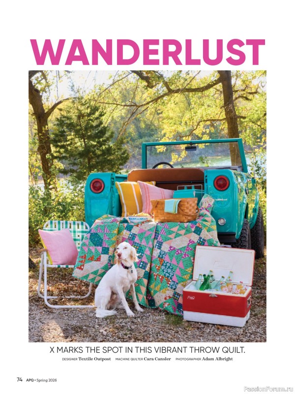 Коллекция проектов для рукодельниц в журнале &laquo;American Patchwork & Quilting №199 2026&raquo;