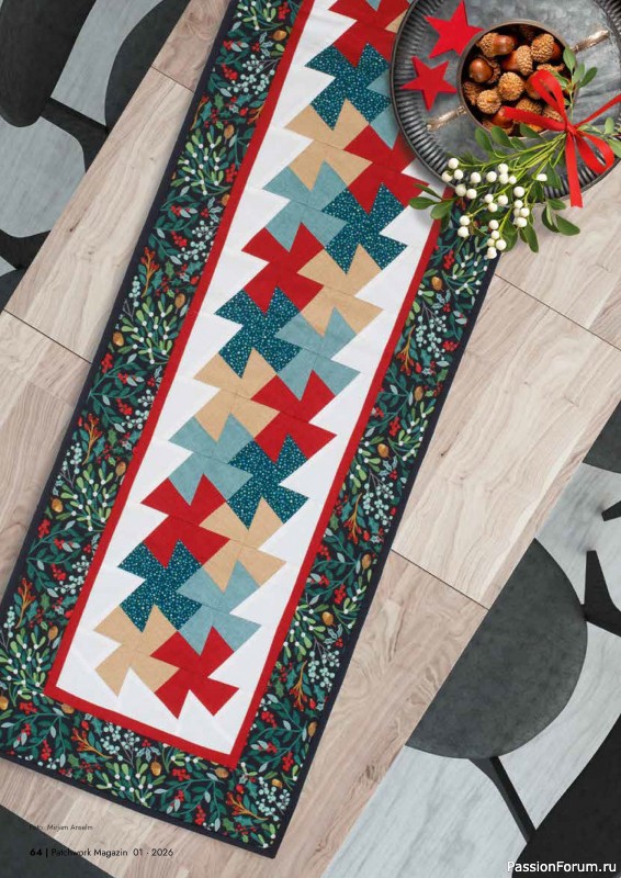 Коллекция проектов для рукодельниц в журнале «Patchwork das Magazin №1 2026»
