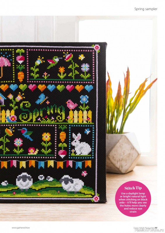 Коллекция вышивки в журнале &laquo;Cross Stitch Favourites - Spring 2025&raquo;