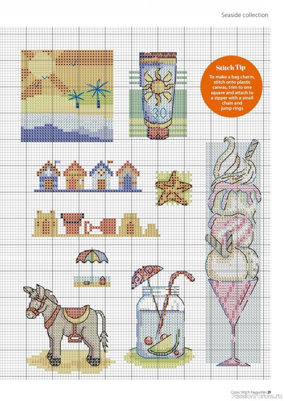 Коллекция вышивки в журнале «Cross Stitch Favourites - Summer 2023»