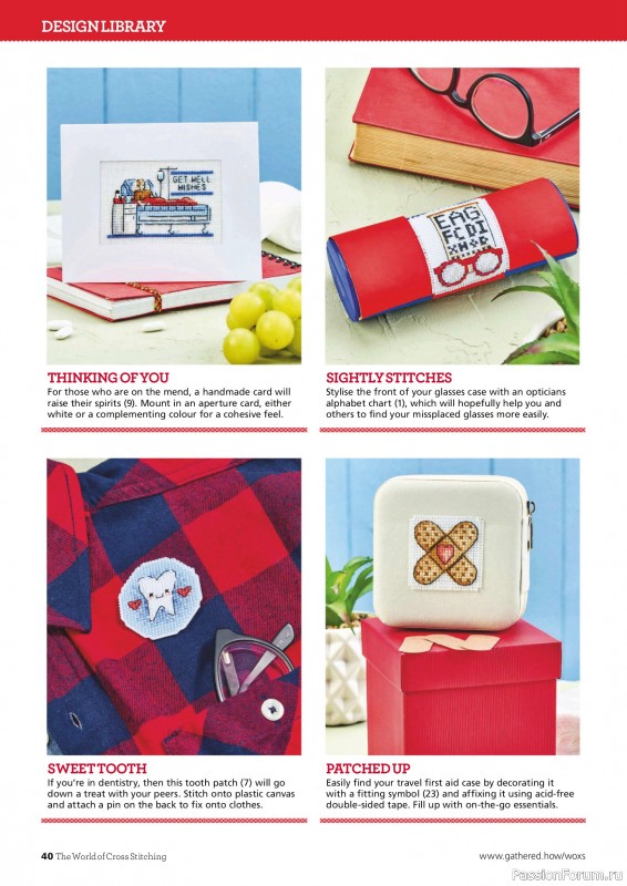 Коллекция вышивки в журнале &laquo;The World of Cross Stitching №368 2025&raquo;