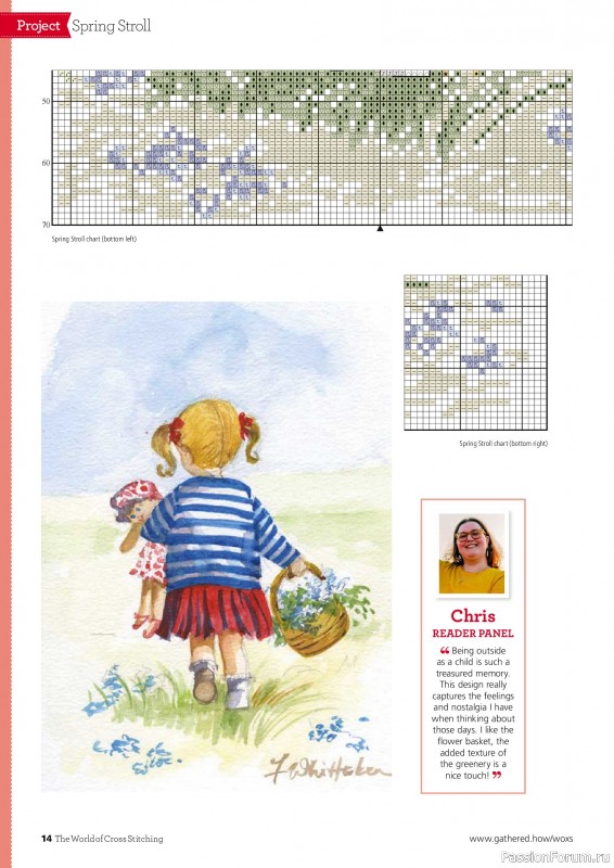 Коллекция вышивки в журнале &laquo;The World of Cross Stitching №371 2026&raquo;