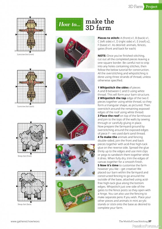 Коллекция вышивки в журнале &laquo;The World of Cross Stitching №372 2026&raquo;